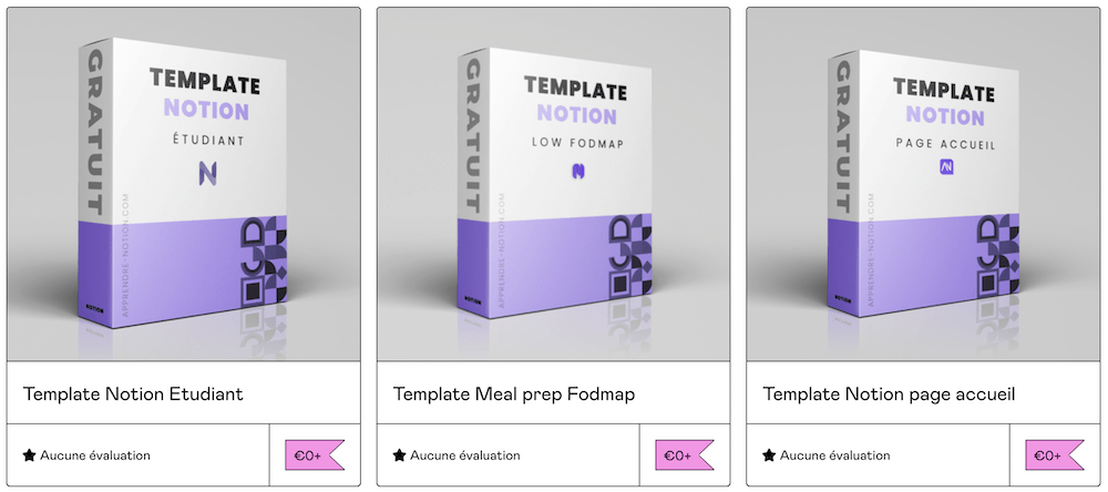 template notion en francais