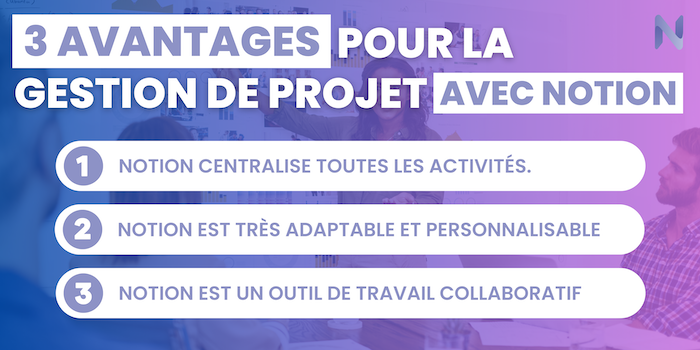 avantages gestion de projets notion