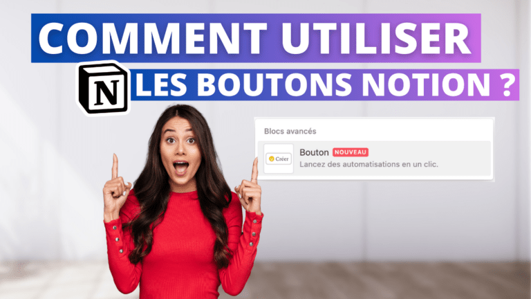 comment utiliser les boutons notion